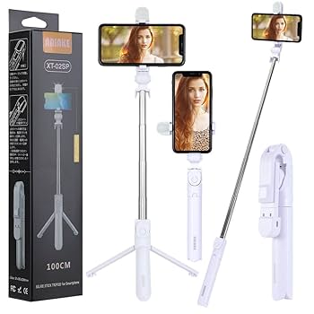 360度　回転式自撮り棒　spivo stick 新品　自撮り、追い撮りに！！ 毎回カメラの向きを変える必要なし！ワンクリックで360度